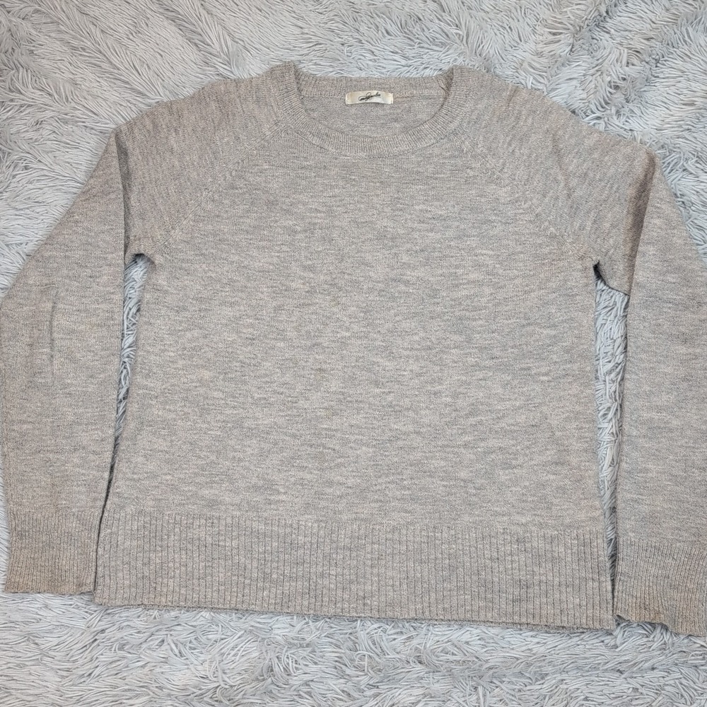 Magnolia Sweater Womens S Gray Wool Blend‎ Soft Cozy Comfort Casual Preppy